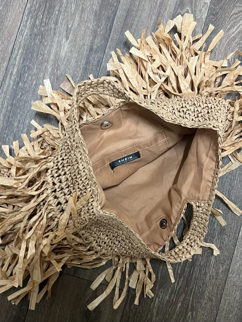 SHEIN Kawaii Summer Straw Bag